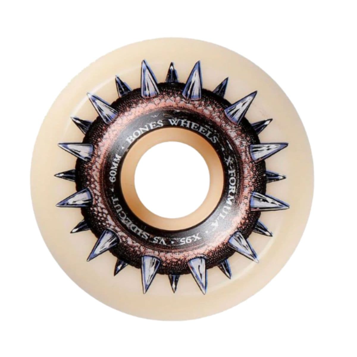 Roda Bones X-fórmula Street Cleats V5 Sidecut 60mm 95A