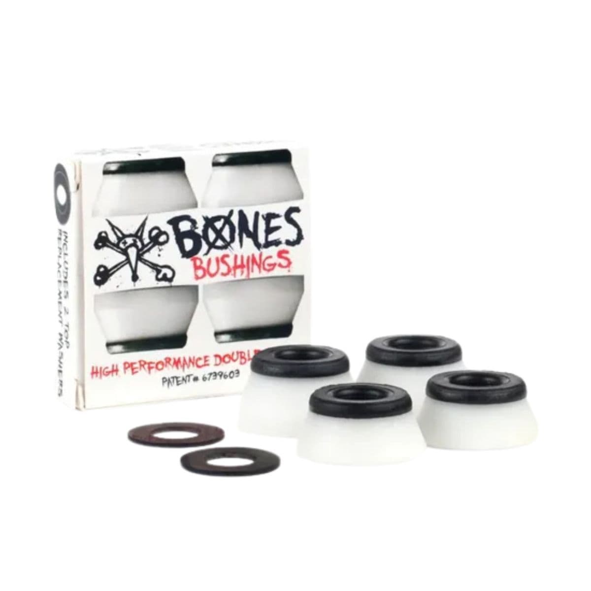 Amortecedor Bones Hard Branco Dureza 96A Original
